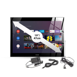 Смарт телевизор 12V / 220V CALMAN 19 инча,  Android 2 ГОДИНИ ГАРАНЦИЯ Смарт телевизор 12V / 220V CALMAN 19 инча,  Android 2 ГОДИНИ ГАРАНЦИЯ