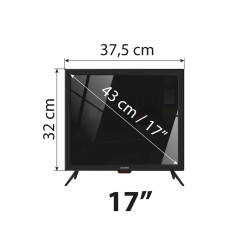 Телевизор 12V / 220V CALMAN 17 инча,  2 ГОДИНИ ГАРАНЦИЯ    Телевизор 12V / 220V CALMAN 17 инча,  2 ГОДИНИ ГАРАНЦИЯ