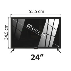 Телевизор 12V / 220V CALMAN 24 инча,  2 ГОДИНИ ГАРАНЦИЯ    Телевизор 12V / 220V CALMAN 24 инча,  2 ГОДИНИ ГАРАНЦИЯ