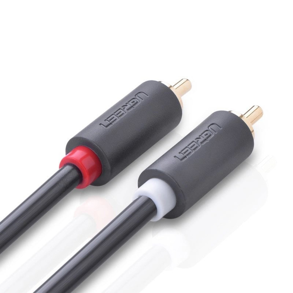 Aудио кабел UGREEN AV104/10520 - 2xRCA jack към 2xRCA jack, 5 метра Aудио кабел UGREEN AV104/10520 - 2xRCA jack към 2xRCA jack, 5 метра