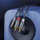 Аудио кабел UGREEN AV116/10591 - 3.5mm Jack към 2xRCA, 5 метра Аудио кабел UGREEN AV116/10591 - 3.5mm Jack към 2xRCA, 5 метра