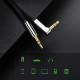 Аудио кабел UGREEN AV119/10596 - 3.5mm Jack - ъглов, 0.5 метра