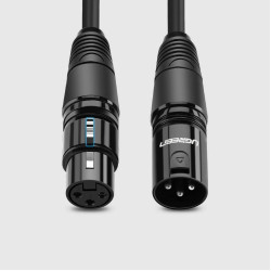 Aудио кабел UGREEN AV130/20708 - XLR, 1 метър Aудио кабел UGREEN AV130/20708 - XLR, 1 метър