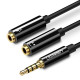 Aудио кабел / сплитер UGREEN AV141/30620 - 3.5mm Jack (мъжки) към 2x3.5mm Jack (женски), 0.2 метра Aудио кабел / сплитер UGREEN AV141/30620 - 3.5mm Jack (мъжки) към 2x3.5mm Jack (женски), 0.2 метра