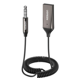 Bluetooth приемник с микрофон UGREEN CM309/70601 - USB-A към AUX Bluetooth приемник с микрофон UGREEN CM309/70601 - USB-A към AUX