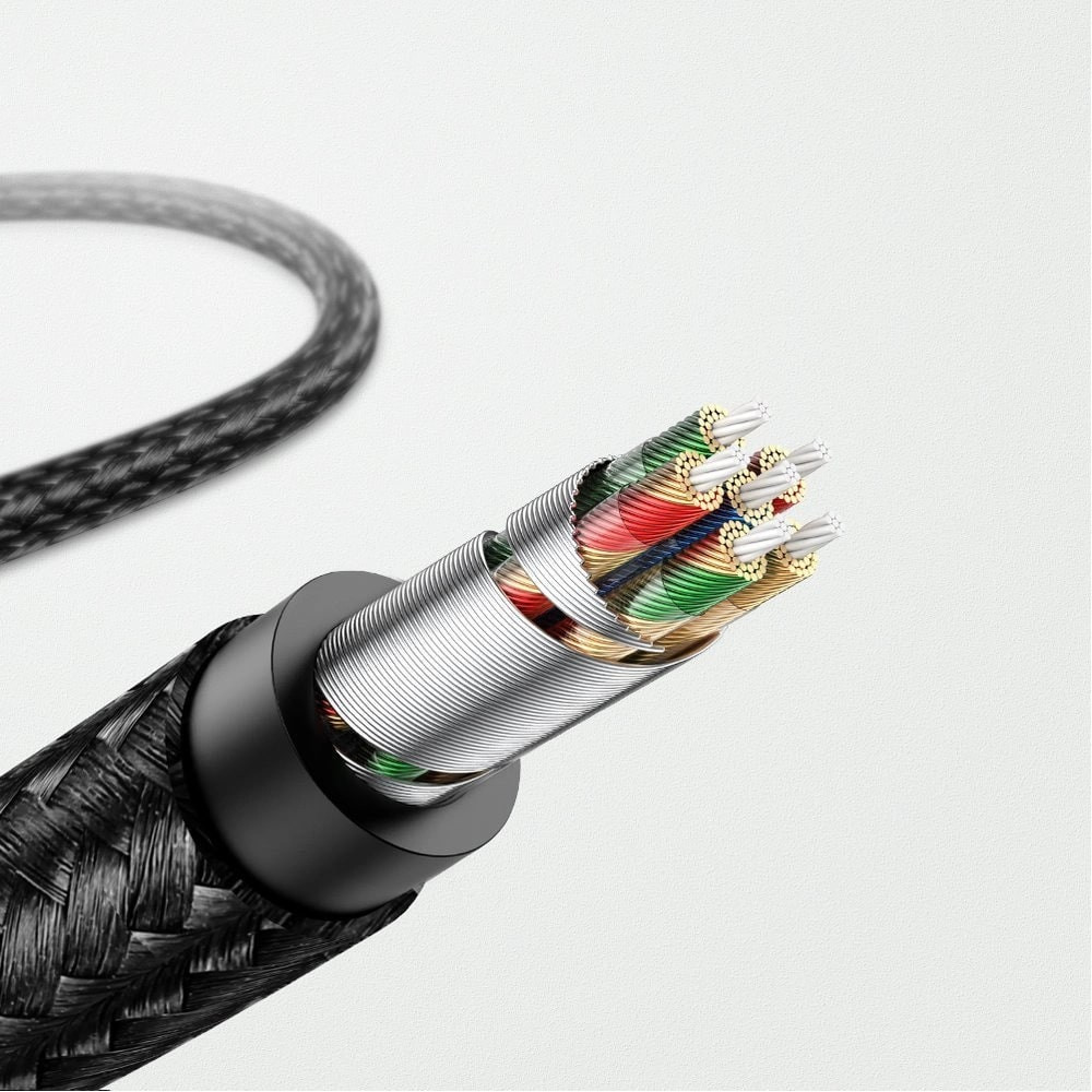 Аудио кабел UGREEN US315/70509 - Lightning към AUX/м/ 3.5mm, 1 метър Аудио кабел UGREEN US315/70509 - Lightning към AUX/м/ 3.5mm, 1 метър
