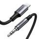 Аудио кабел UGREEN US315/70509 - Lightning към AUX/м/ 3.5mm, 1 метър