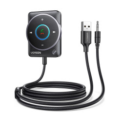 Приемник с микрофон UGREEN AUX + USB-A - Bluetooth (CM723/35002)