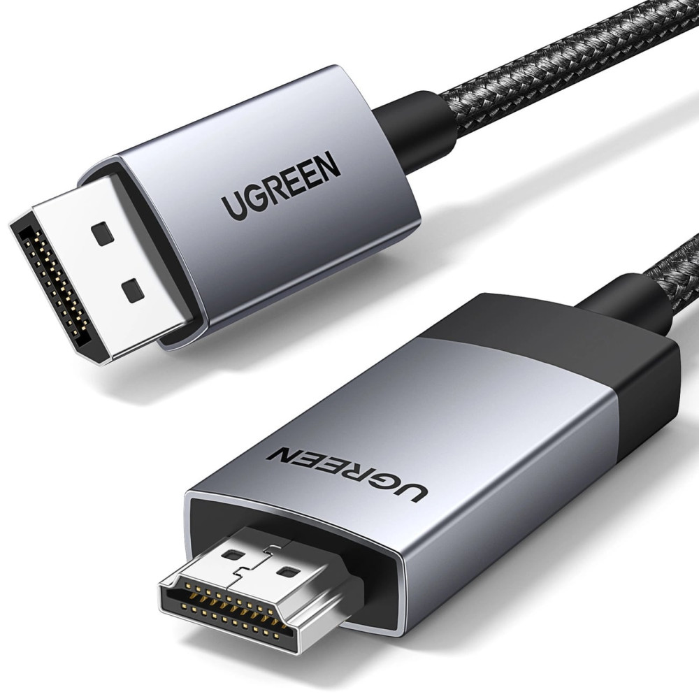 Кабел UGREEN DP119/15773 4K - HDMI към DisplayPort, 1 метър Кабел UGREEN DP119/15773 4K - HDMI към DisplayPort, 1 метър