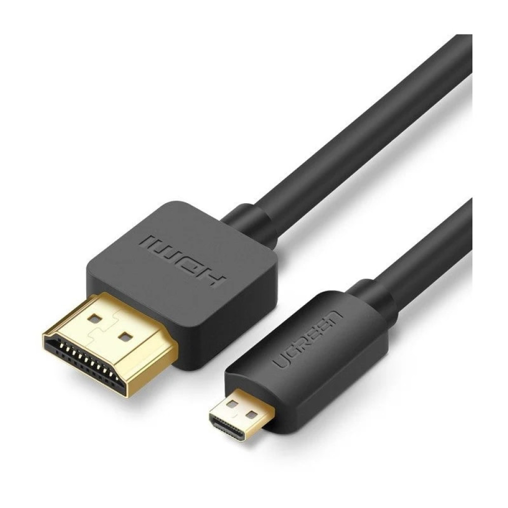 Кабел UGREEN HD127/30104 4K - Micro HDMI към HDMI, 3 метра Кабел UGREEN HD127/30104 4K - Micro HDMI към HDMI, 3 метра