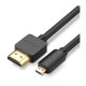 Кабел UGREEN HD127/30104 4K - Micro HDMI към HDMI, 3 метра Кабел UGREEN HD127/30104 4K - Micro HDMI към HDMI, 3 метра