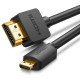 Кабел UGREEN HD127/30104 4K - Micro HDMI към HDMI, 3 метра Кабел UGREEN HD127/30104 4K - Micro HDMI към HDMI, 3 метра
