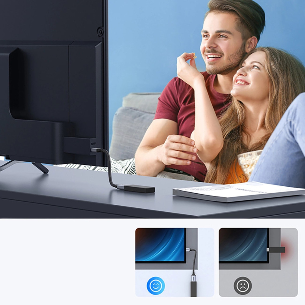 Преходник UGREEN HD165/15518 8K - Micro HDMI към HDMI Преходник UGREEN HD165/15518 8K - Micro HDMI към HDMI