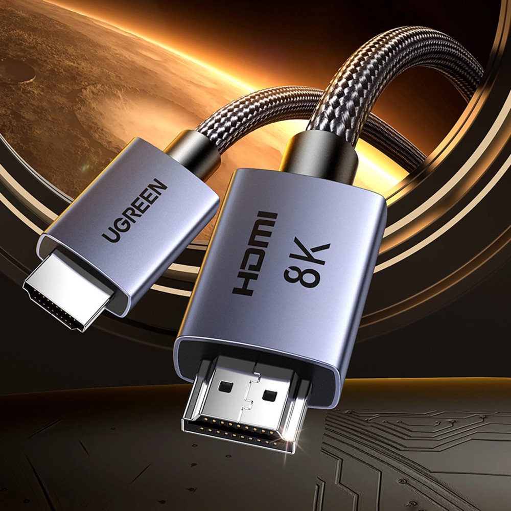 Кабел UGREEN HD171/25908 8K - HDMI към HDMI, 1 метър Кабел UGREEN HD171/25908 8K - HDMI към HDMI, 1 метър