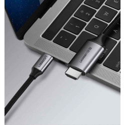Кабел UGREEN MM142/50570 Type-C към HDMI, 1.5 метра Кабел UGREEN MM142/50570 Type-C към HDMI, 1.5 метра
