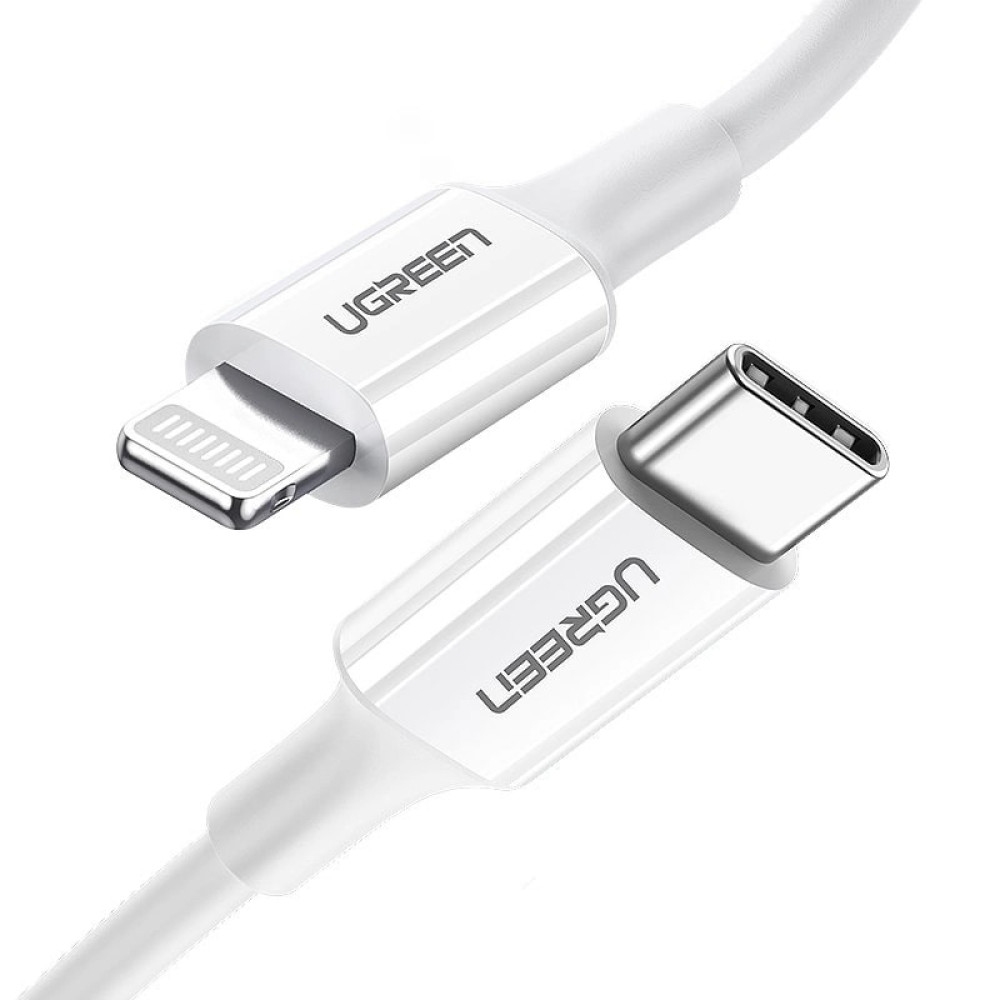 Кабел UGREEN 20W, Type-C - Lightning, US171/60748, 1.5 метра Кабел UGREEN 20W, Type-C - Lightning, US171/60748, 1.5 метра