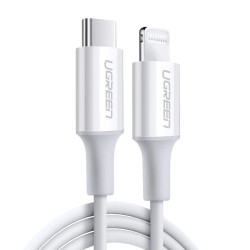 Кабел UGREEN 20W, Type-C - Lightning, US171/60747, 0.5 метра Кабел UGREEN 20W, Type-C - Lightning, US171/60747, 0.5 метра