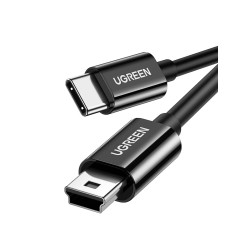 Кабел UGREEN 2A, Type-C - Mini USB - US242/50445, 1 метър Кабел UGREEN 2A, Type-C - Mini USB - US242/50445, 1 метър
