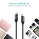 Кабел UGREEN 2A, Type-C - Mini USB - US242/50445, 1 метър