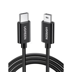 Кабел UGREEN 2A, Type-C - Mini USB - US242/50445, 1 метър Кабел UGREEN 2A, Type-C - Mini USB - US242/50445, 1 метър
