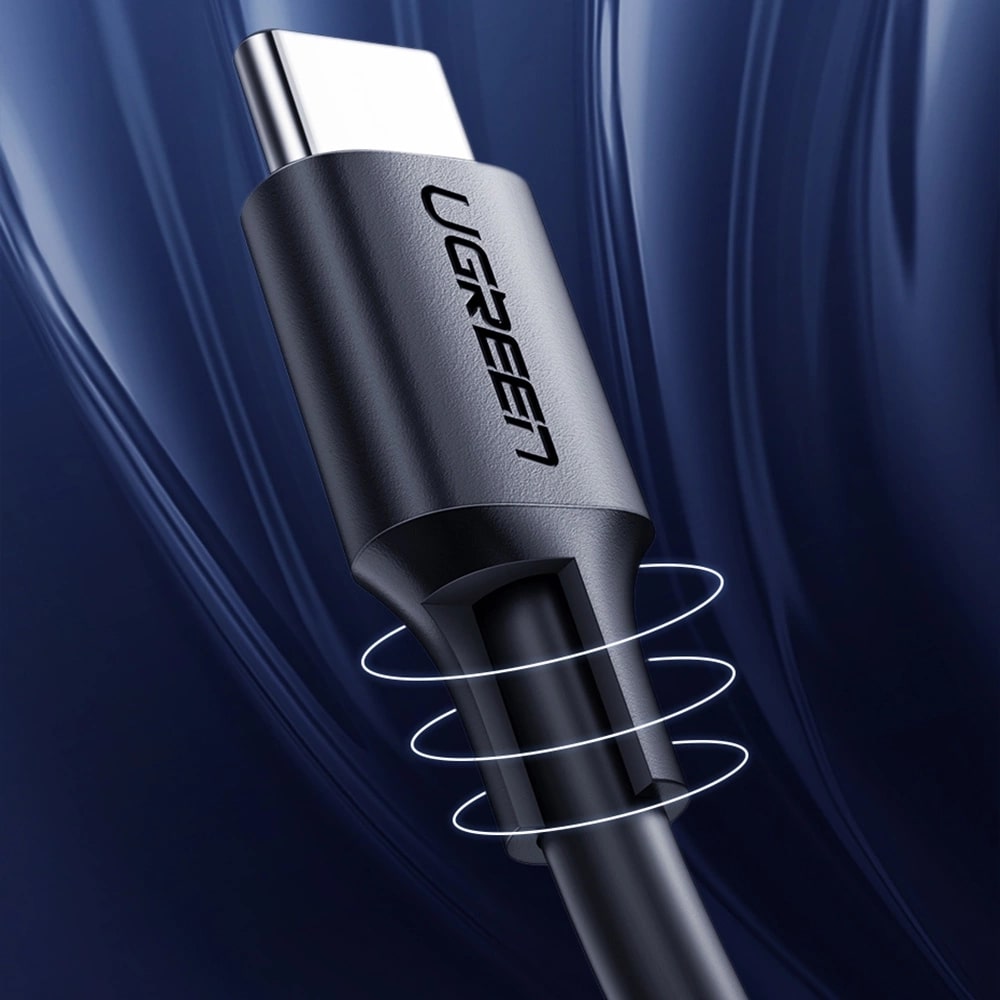 Кабел UGREEN 3A, Type-C - Type-C, US286/50997, 1 метър Кабел UGREEN 3A, Type-C - Type-C, US286/50997, 1 метър