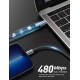 Кабел UGREEN 20W, Type-C - Lightning, US304/60759, 1 метър Кабел UGREEN 20W, Type-C - Lightning, US304/60759, 1 метър