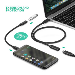 Кабел удължител UGREEN 100W, USB-C - Type-C - US353/10387, 1 метър Кабел удължител UGREEN 100W, USB-C - Type-C - US353/10387, 1 метър