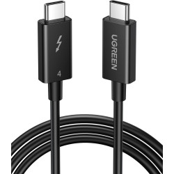 Кабел UGREEN 100W, Type-C - Type-C, Thunderbolt 4 - US501/30389, 0.8 метра Кабел UGREEN 100W, Type-C - Type-C, Thunderbolt 4 - US501/30389, 0.8 метра