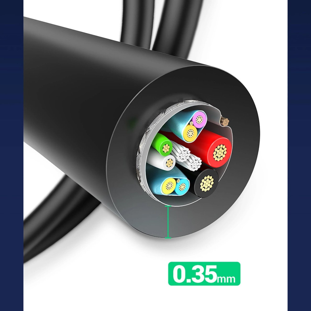 Кабел UGREEN 3А, USB-A - Type-C, US184/20881, 0.5 метра Кабел UGREEN 3А, USB-A - Type-C, US184/20881, 0.5 метра