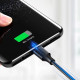Кабел UGREEN 3А, USB-A - Type-C, US184/20881, 0.5 метра