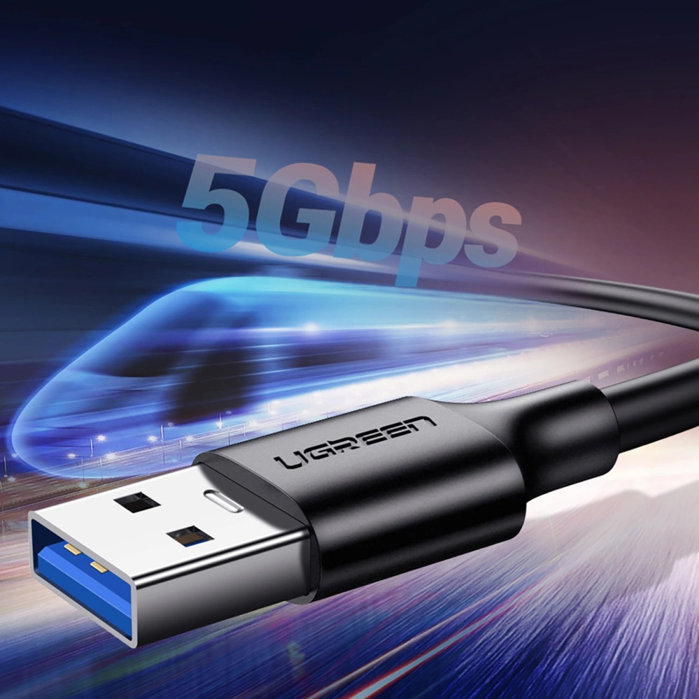 Кабел UGREEN 3А, USB-A - Type-C, US184/20881, 0.5 метра Кабел UGREEN 3А, USB-A - Type-C, US184/20881, 0.5 метра
