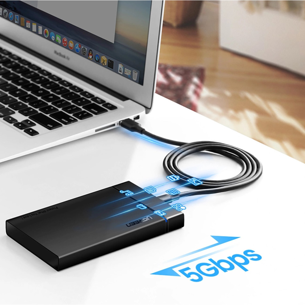 Кабел UGREEN 3А, USB-A - Type-C, US184/20881, 0.5 метра Кабел UGREEN 3А, USB-A - Type-C, US184/20881, 0.5 метра