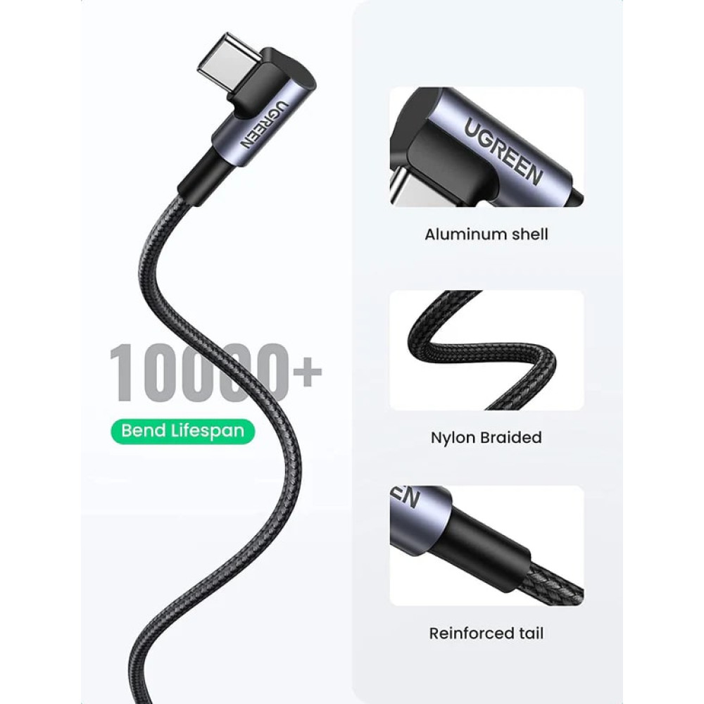 Кабел UGREEN 3A, USB-A - Type-C, US284/50940, 0.5 метра Кабел UGREEN 3A, USB-A - Type-C, US284/50940, 0.5 метра