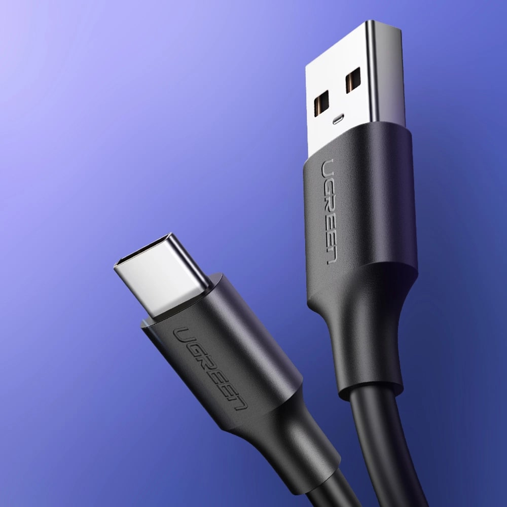 Кабел UGREEN 3A, USB-A - Type-C, US287/60117, 1.5 метра Кабел UGREEN 3A, USB-A - Type-C, US287/60117, 1.5 метра