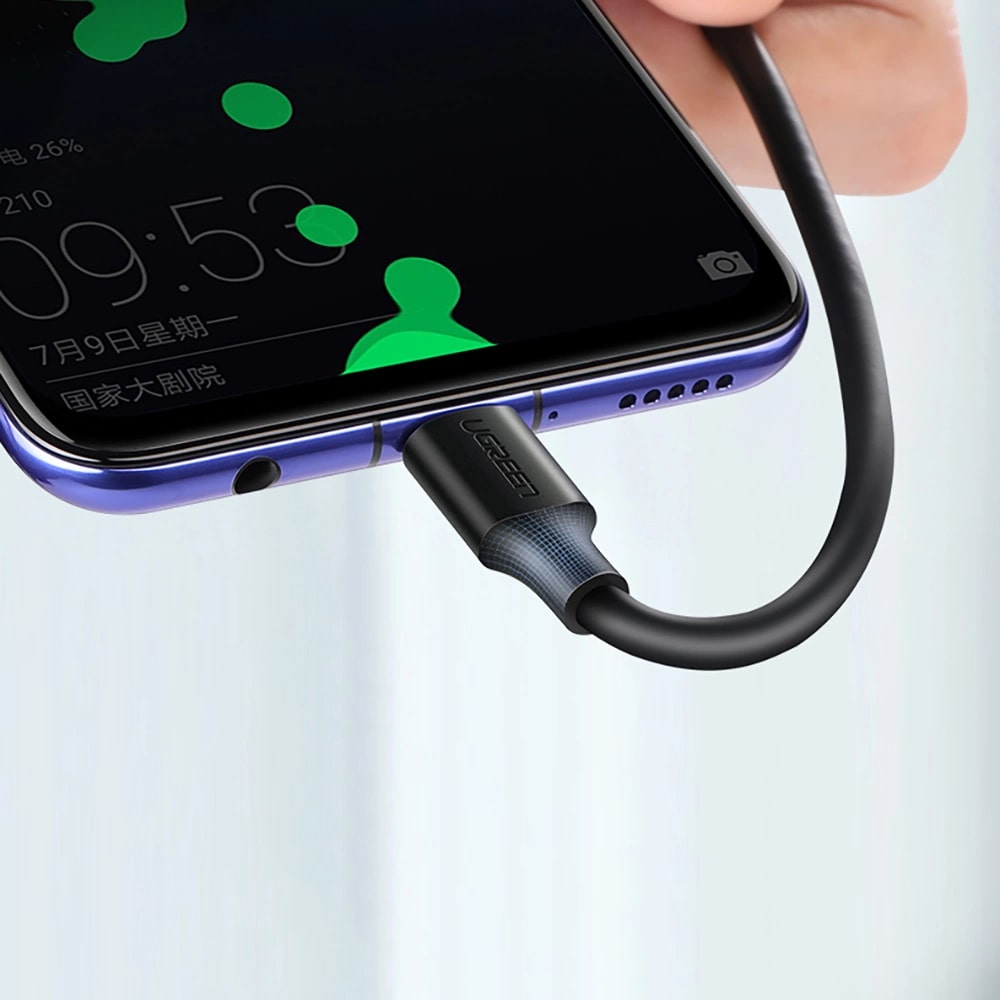 Кабел UGREEN 3A, USB-A - Type-C, US287/60117, 1.5 метра Кабел UGREEN 3A, USB-A - Type-C, US287/60117, 1.5 метра