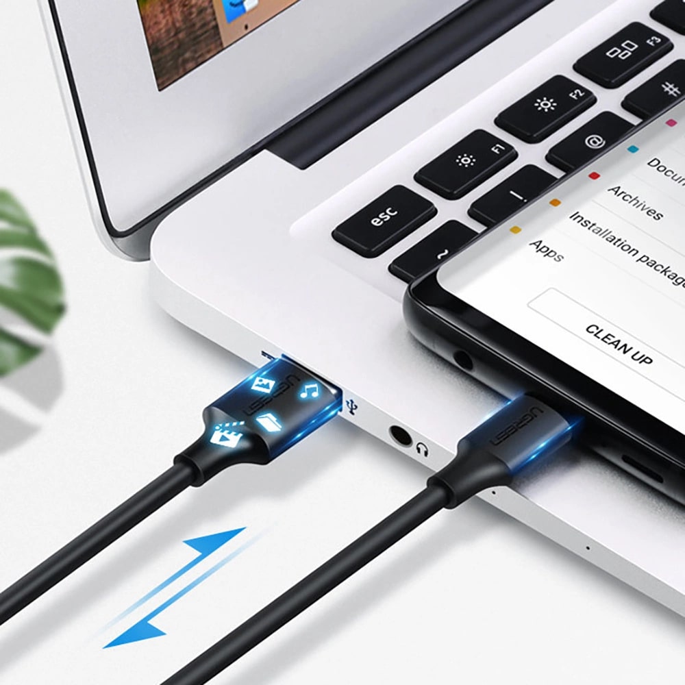 Кабел UGREEN 3A, USB-A - Type-C, US287/60117, 1.5 метра Кабел UGREEN 3A, USB-A - Type-C, US287/60117, 1.5 метра