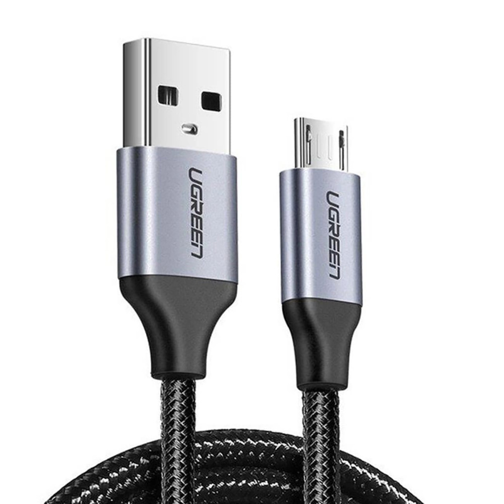 Кабел UGREEN 2A, USB-A - Micro USB, US290/60403, 3 метра Кабел UGREEN 2A, USB-A - Micro USB, US290/60403, 3 метра