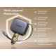 Зарядно за автомобил 12V UGREEN 12V 145W, USB-A + 2xUSB-C + кабел C - (EC604 / 55910B) Зарядно за автомобил 12V UGREEN 12V 145W, USB-A + 2xUSB-C + кабел C - (EC604 / 55910B)