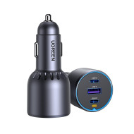 Зарядно за автомобил 12V UGREEN - EC703/35024 75W, USB-A, 2xUSB-C Зарядно за автомобил 12V UGREEN - EC703/35024 75W, USB-A, 2xUSB-C