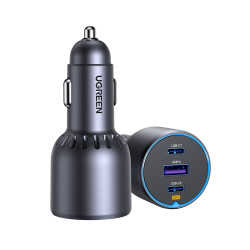 Зарядно за автомобил 12V UGREEN - EC703/35024 75W, USB-A, 2xUSB-C Зарядно за автомобил 12V UGREEN - EC703/35024 75W, USB-A, 2xUSB-C