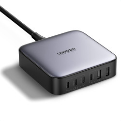 Зарядно устройство 220V UGREEN CD271/40914, 200W,  2xUSB-A, 4xUSB-C, Desktop Station GaN Зарядно устройство 220V UGREEN CD271/40914, 200W,  2xUSB-A, 4xUSB-C, Desktop Station GaN