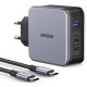 Зарядно устройство 220V UGREEN Nexode GaN - CD289/90549, 140W, USB-A, 2xUSB-C + кабел Type-C към Type-C Зарядно устройство 220V UGREEN Nexode GaN - CD289/90549, 140W, USB-A, 2xUSB-C + кабел Type-C към Type-C