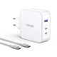 Зарядно устройство 220V UGREEN Nexode GaN - CD289/90549, 140W, USB-A, 2xUSB-C + кабел Type-C към Type-C