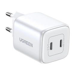 Зарядно устройство 220V UGREEN Nexode GaN - CD294/15327, 45W, 2xUSB-C Зарядно устройство 220V UGREEN Nexode GaN - CD294/15327, 45W, 2xUSB-C