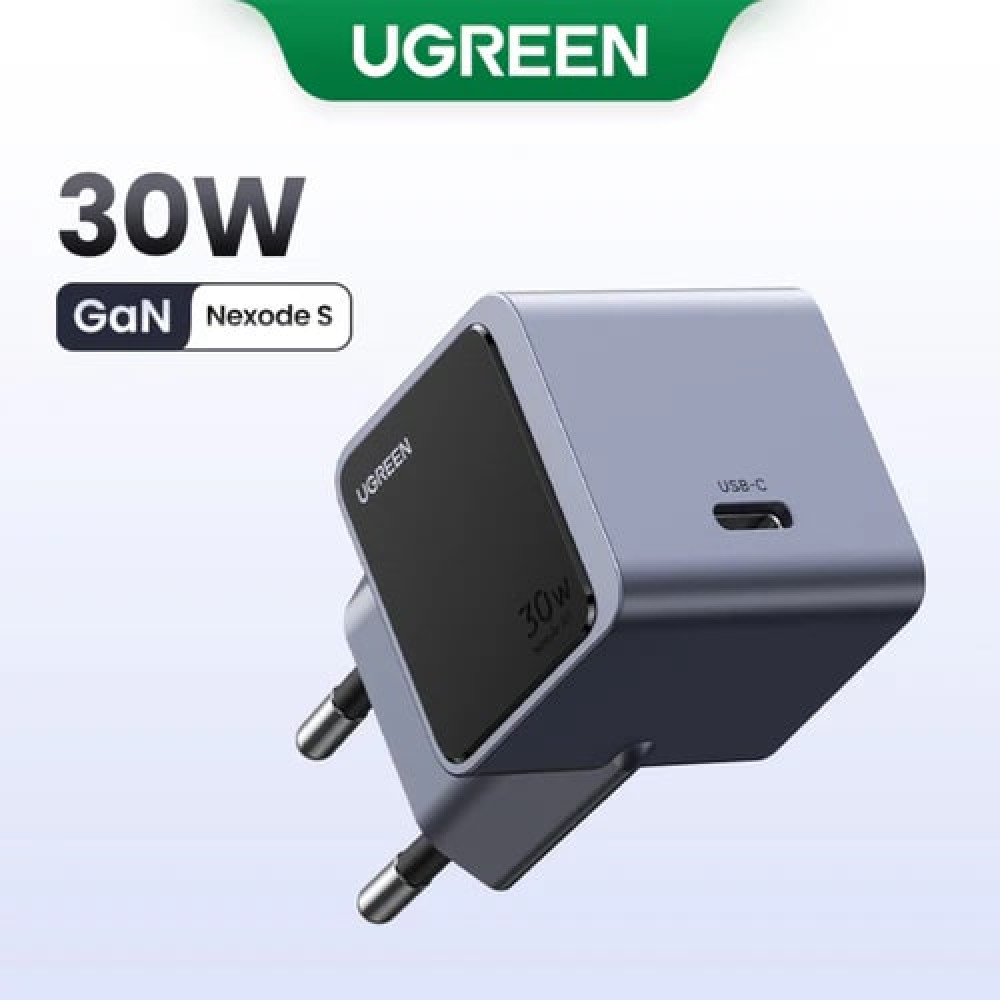 Зарядно устройство 220V UGREEN Nexode S GaN - X503 / 35041, 30W, USB-C Зарядно устройство 220V UGREEN Nexode S GaN - X503 / 35041, 30W, USB-C