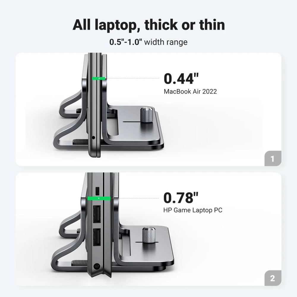 Холдер / стойка за лаптоп UGREEN Vertical Laptop Stand - LP258/20471 Холдер / стойка за лаптоп UGREEN Vertical Laptop Stand - LP258/20471