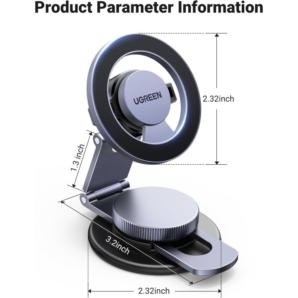 Холдер за автомобил UGREEN Dashboard Magnetic Car - LP865/45577 Холдер за автомобил UGREEN Dashboard Magnetic Car - LP865/45577