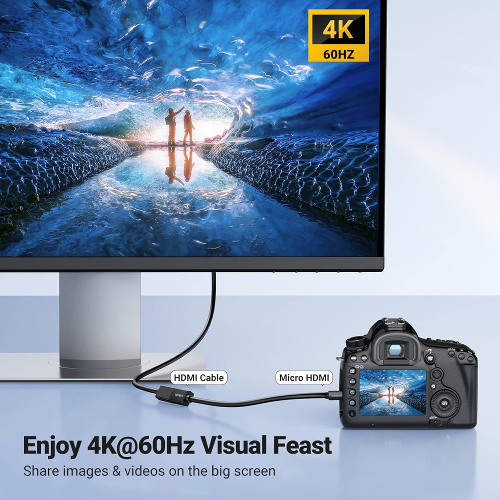 Адаптер UGREEN 20134 - Micro HDMI към HDMI Адаптер UGREEN 20134 - Micro HDMI към HDMI