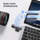 Преходник / Четец на карти UGREEN CM185/50706 - USB-A и Type-C, SD, Micro SD Преходник / Четец на карти UGREEN CM185/50706 - USB-A и Type-C, SD, Micro SD