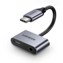 Адаптер UGREEN CM193/50596 от Type-C към AUX, USB-C Адаптер UGREEN CM193/50596 от Type-C към AUX, USB-C